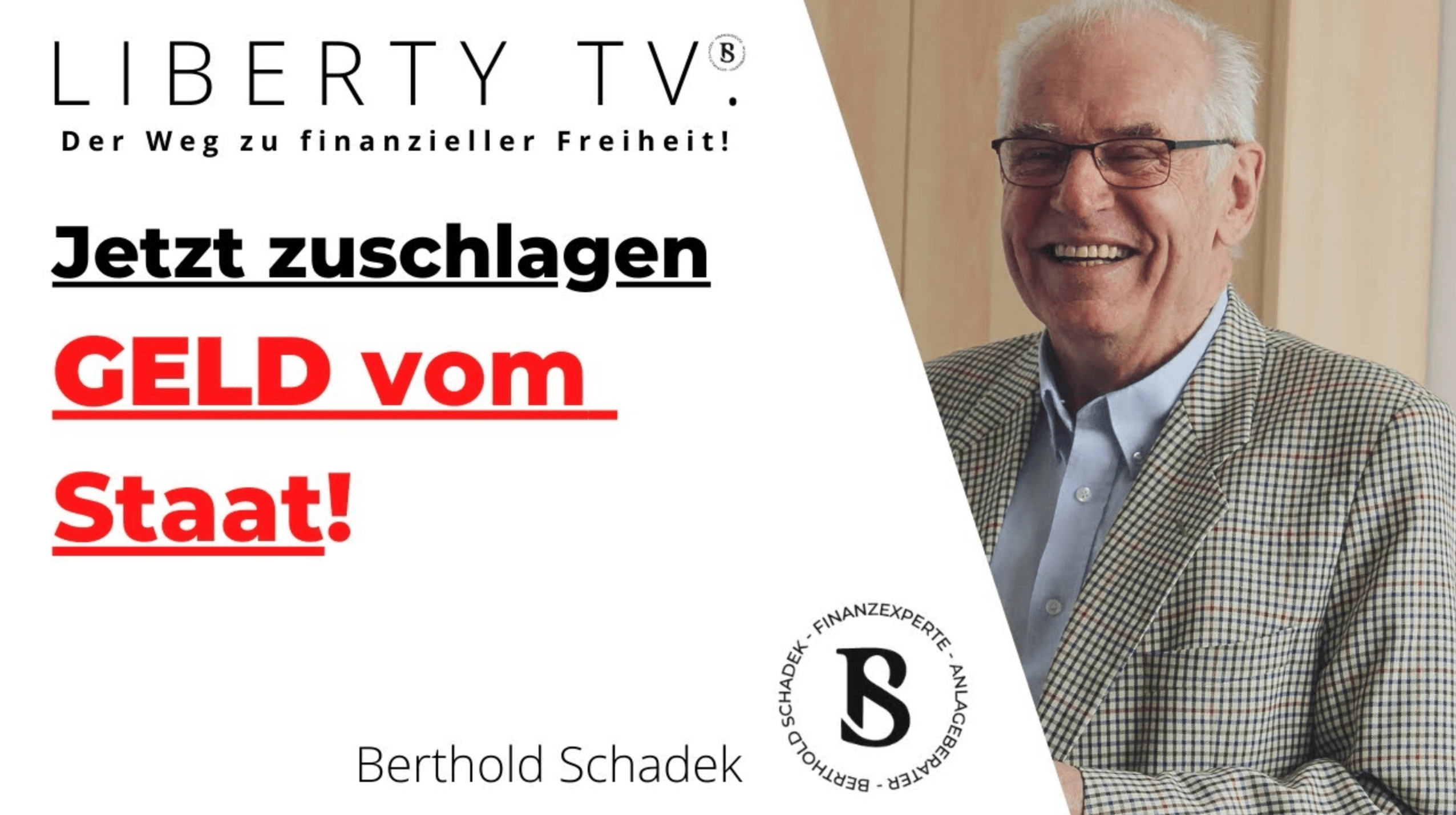 Berthold Schadek: Aktienmarkt spielt verrückt, Politikversagen und Schuldenkrise.