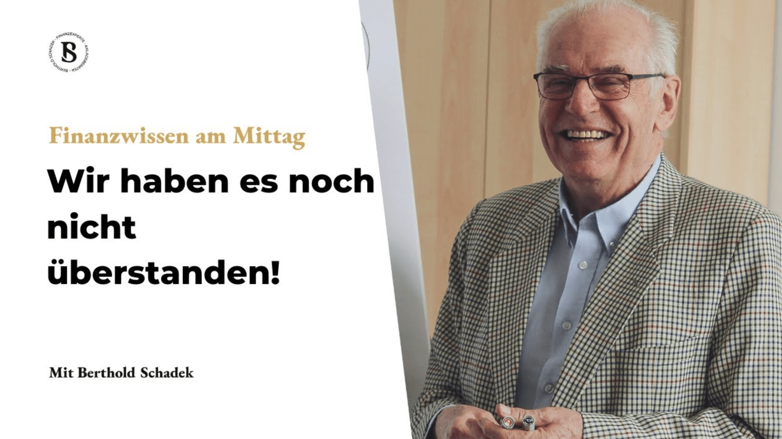 Berthold Schadek: Es geht weiter Berg ab! Was erwartet uns in dieser Woche als Privatanleger?