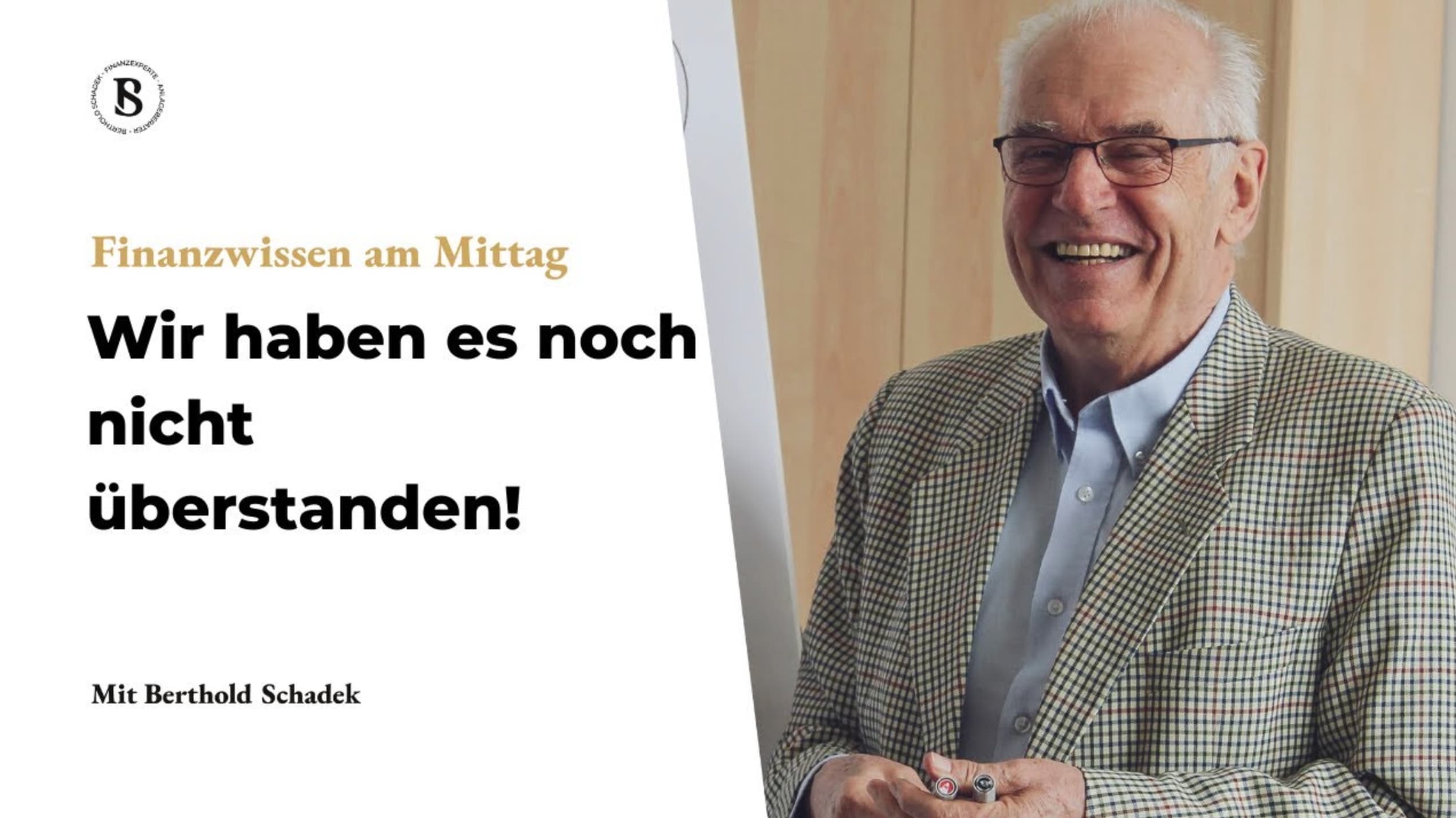 Berthold Schadek: Es geht weiter Berg ab! Was erwartet uns in dieser Woche als Privatanleger?